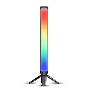 DIGITEK Portable Handheld RGB LED Light Wand with Inbuilt 5200mAh Li-ion Battery for YouTube, Photo-Shoot, Video Shoot, Live Stream Compatible with iPhone/ Android Phones & Cameras (DSL-10W RGB)