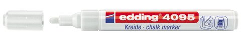 4er Pack Edding 4095 Kreidemarker, 2-3 mm, weiß