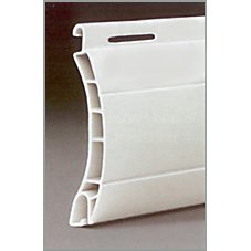 5 x 2 Meter PVC Rollladenlamelle Profil Rolladenlamelle Maxi 52mm Farbe: Beige - 9