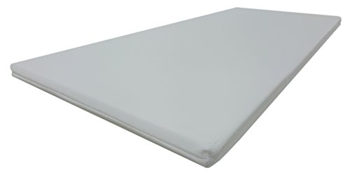 Dibapur® VISCO TOPPER 3D Air Fresh Bezug Viscoelastische Memory Matratzenauflage (3D AIR 160x190) x ca. 5 cm Kern mit Bezug ca. 5,2 cm - Made in Germany