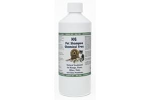 KG PET RANGE KG Wash & Go No Rinse Pet Shampoo 500ml. Rids & Protects from Mange, Fleas, Ticks, Mites & Itchy Skin Problems, Promotes Hair Re-Growth. SLS, Paraben, Pesticide & Chemical Free