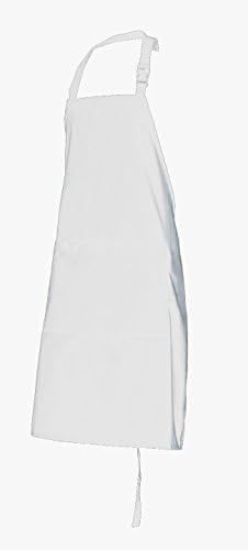VELILLA TREPAT/C/YOUR Apron with Pocket and Waders (Modern), White, TREPAT/C7/TU