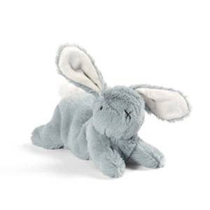 Mamas & Papas Soft Toy (Blue, Welcome to the World Grey Bunny)