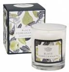 Fragrant Orchard Black Pomegranate Candle in Glass in Gift Box
