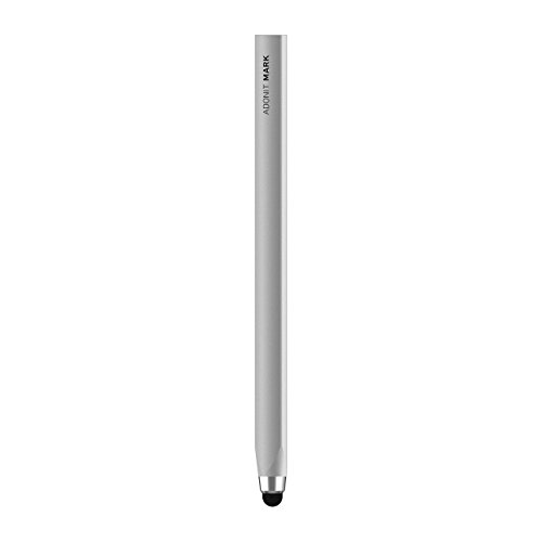 Adonit Mark kapazitiver Eingabestift in silber für Apple iPhone/iPad/Tablet [Aluminium | Weiche Gummispitze] – ADMS - 3
