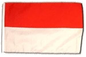 FLAGGENFRITZE Digni drapeau Monaco 30 x 45 cm