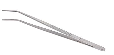 De Buyer 4239.15 Pince Embout Coude de Présentation Acier Inoxydable Gris 15 cm