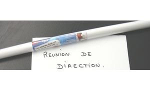 AGIPA Rouleau tableau blanc effaçable adhésif 1 x 2 m
