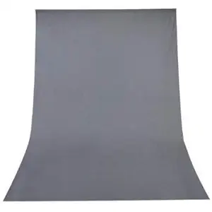 Haau 8x12 feet Backgroud Polyester Wrinkle Resistance Photography Backdrop Cloth for Photoshop, Portrait Video Shooting (Grey)
