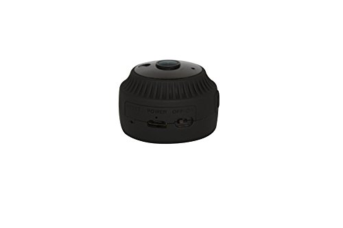 HOLIHE Indoor Outdoor Wide Angle Monitoring HD 1080P 2 Million Pixel Night Vision Wireless Wifi Home Security Cameras,Smart Motion Detection Alarm Black