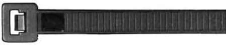 Cimco Kabelbinder 13,5 cm, 100 Stk, black, UV- - UV-beständig, 2,5 x 135 mm x 1,1; Cimco 181862