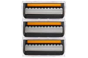 JUSTAEWILL 24PCS Razor Blades Compatible with Gillette Fusion 5, 5-Layer Replacement Blades for Men