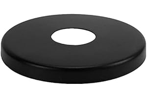 TYCNER 21mm 1/2" pulgadas BSP acero acabado negro grifo válvula cubierta manguera 8mm alto