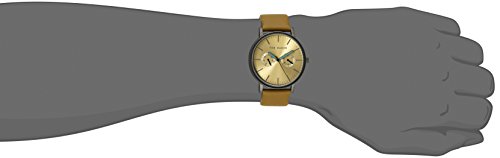 Ted Baker Mens Multi Dial Brown Leather Gold Dial TE1094