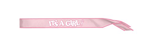 Preisvergleich Produktbild Satin-Schärpe "It's a girl"