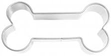 Birkmann Cookie Cutter Bone 6,5cm of Stainless Steel, Silver, 6.5 x 3 x 2 cm