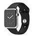 Produktbild Apple Watch 42mm Stainless Steel Case with Black Sport
