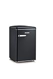 mini frigorífico retro amica El frigorífico que ahorra espacio: Mini-Frigorífico con 93 L de capacidad y con compartimento congelador de 13 L - adecuado para solteros, estudiantes y oficinas