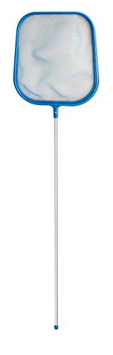 SIQUA Recogehojas Plano de Superficie con pértiga Fija diseñado para la Recogida de Hojas u Otros residuos de la Superficie de la Piscina