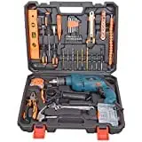 650W Professional Tool Kit with Drill Machine for Home (Multicolour) - Pack of 115