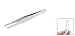 Slanted Tip Eyebrow Removers Tweezers Beauty Tool Silver Tone 3.4" Length