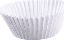 Preisvergleich Produktbild Muffin Papierbackförmchen, 200 Stück, weiß, Ø: 70 mm