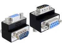 DELOCK Adapter Sub-D 9Pin St/Bu 90 gewinkelt