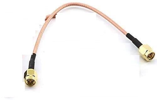 NBR SMA Male to SMA Male RG316 Wire Jumper 15cm with Connecting Line RF Coaxial Coax Cable Antenna Extender Cable Charging Adapter Jumper