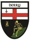 Irish Gifts - Irish County Car Sticker - Derry - UK Gifts