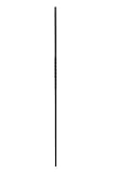 Estilo cuadrado de 1/2 " Hierro balaustres - Único Twist - hueca - 44 cm - 1/2 \"cuadrado - caja de 15