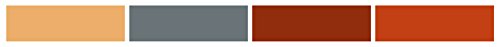 Reeves 8394204 „Acrylic“ Acrylfarbe Set Metallic 4 Farben in 75ml Tube Gold, Silber, Bronze, Kupfer - 5