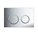 Price comparison product image GEB Kappa21 flush plate chr/matt/chr