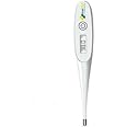 Firstmed Digital Medical Thermometer with Flexible Tip for Accurate Temperature Readings, Quick Response Time, Easyto-Read Display, Portable Design (Black)