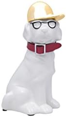 Interior Illusions Smart Dog with Glasses Bank