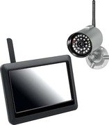 Preisvergleich Produktbild Indexa 27268 Überwachungskamera Multifunktionsmonit Df-300 Set Videoüberwachungssystem schwarz / weiß