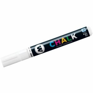 Preisvergleich Produktbild Molotow Windowmarker Pump Marker Chalk nachfüllbar 4mm weiß