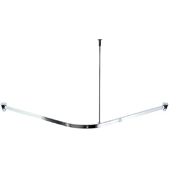 Spirella Surprise Tringle d'angle pour rideau d… - Bricolage