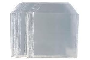 DRAGON TRADING Custodia per CD da 80 micron, con flap DragonTrading®, confezione da 100