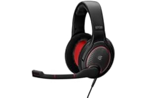 EPOS I Sennheiser GAME ONE Gaming Headset, Open Acoustic, Noise-canceling mic, Flip-To-Mute, XXL plush velvet ear pads, compatible with PC, Mac, Xbox One, PS4, Nintendo Switch, and Smartphone - Black.