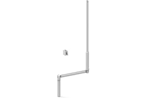 VOLET TECH Manivelle Blanche Complète de 1200mm pour Volet Roulant - Manivelle ZF avec Tringle de Ø9,4/12mm pour Store ou Volet Roulant Manuel - Qualité Française