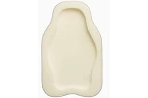 KERAIZ Baby Foam Contoured Bath Support Sponge | Super Soft & Comfortable for Bath Time | Fits Most Baby Baths & Full Size Baths | Suitable from Newborn Birth | White