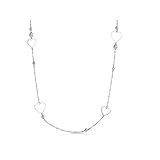 Brosway Collana Lunga Donna Sight in Acciaio con Cuori e Cristalli Bianchi BGH03
