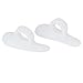 1 Pair of Gel Toe Crests/Props/Cushions with Loop---White