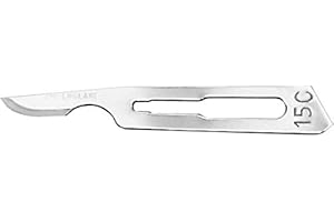 SWANN-MORTON Swann Morton Carbon Steel Sterilized scalpels, ARTS, CRAFTS # 12, 13, 15, 15A, 15C, 15T, 16, 18, 19, 22, 24 (No.15C)