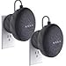 Produktbild Silikon Magnet Steckdose Wand Halterung für Google Home Mini, Eine platzsparende Zubehör Schutzhülle für Google Home Mini Lautsprecher by Kiwi Design, 2 Packs, Schwarz