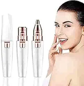 Mayan Cobra Sensitive Touch Expert Trimmer for Face, Underarms, Bikini line, Eyebrow Trimmer& Facial Hair Remover for Women 2 in 1