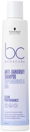Schwarzkopf Bonacure Professional Shampoo antiforfora per Cuoio capelluto Incline alla forfora Superfood Complex Superberries Aha Detergente Idratante Vegan PH Formula bilanciata Anti infiammatorio