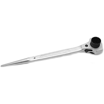 VOREL Gerüstbauratsche SW 19/22 Mm - Profi-Werkzeug Für Gerüstbau Mit Rechts-/Linksschaltung, 33 Cm Lang