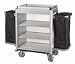 Produktbild Roomservice Zimmerservicewagen mit 2 x Wäschesack, ALU-Profil, MDF-Platten ALU