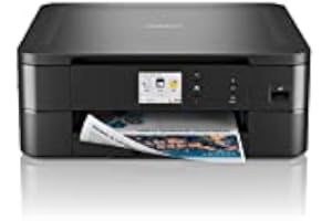 ‎BROTHER BROTHER DCP-J1140DW kabelloser Farb-Tintenstrahldrucker | 3-in-1 (Drucken/Kopieren/Scannen) | Wi-Fi/USB.2.0/NFC | 6,8 cm Touchscreen | Tinte im Lieferumfang enthalten | UK-Stecker